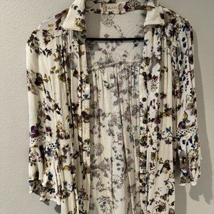 Altar'd State Floral button up shirt